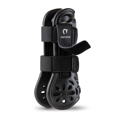 Fermeture large velcor autorisée FEI pour cette guêtre Gatusos Air. Idéal travail quotidien du cheval.