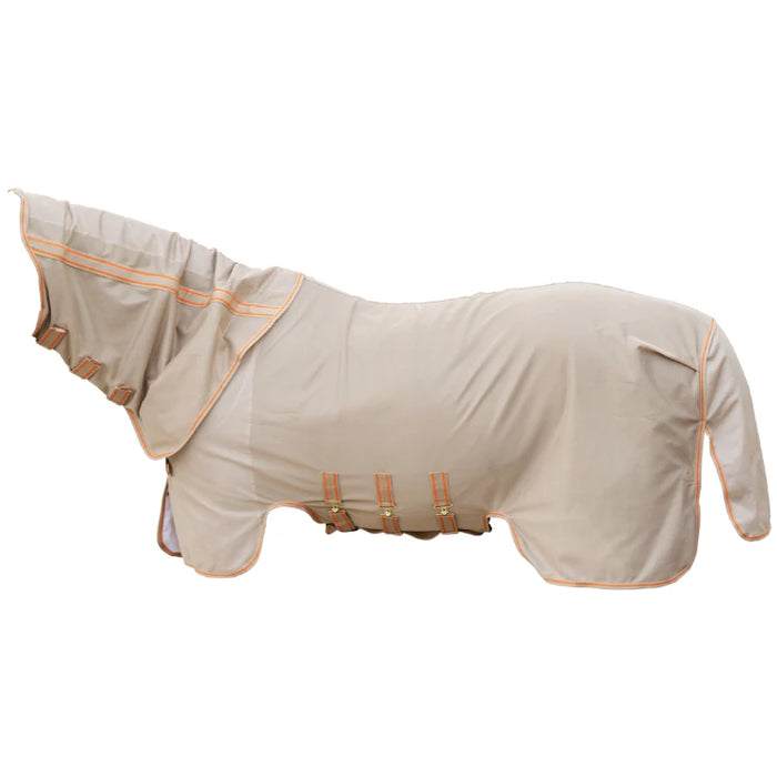Couverture anti mouche totale pour cheval de Kentucky Horseware. Modele comfort avec tour de cou amovible. Idéale pour le prè et par fortes chaleurs. Vendue par Fouilhoux Fontaibleau.