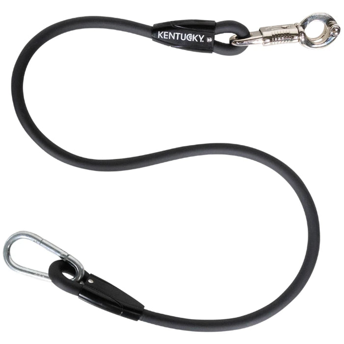 Longe d'attache pour cheval en silicone. Crochet de sécurité, par Kentucky horseware.