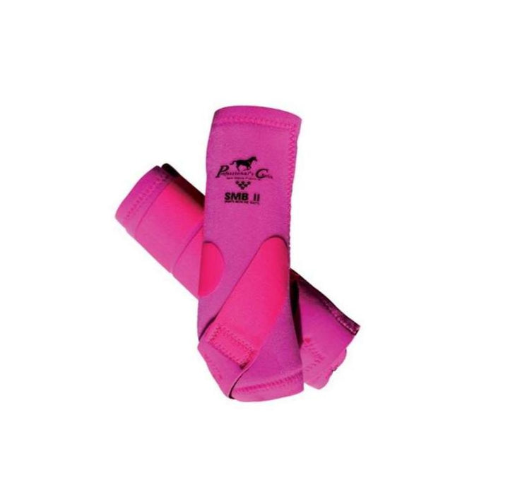 Guêtres rose intégrales, idéales pour le cross, le paddock ou le soutien des tendons fragiles. Marque Professional Choice.