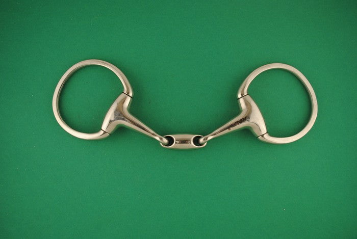 Mors à olive inox dble brisure