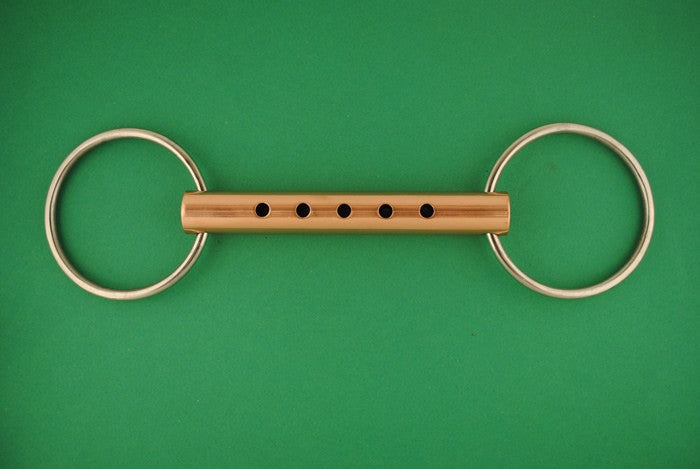 Mors "flute" cuivre à trous