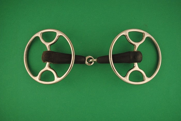Mors Swivel brisé caoutchouc