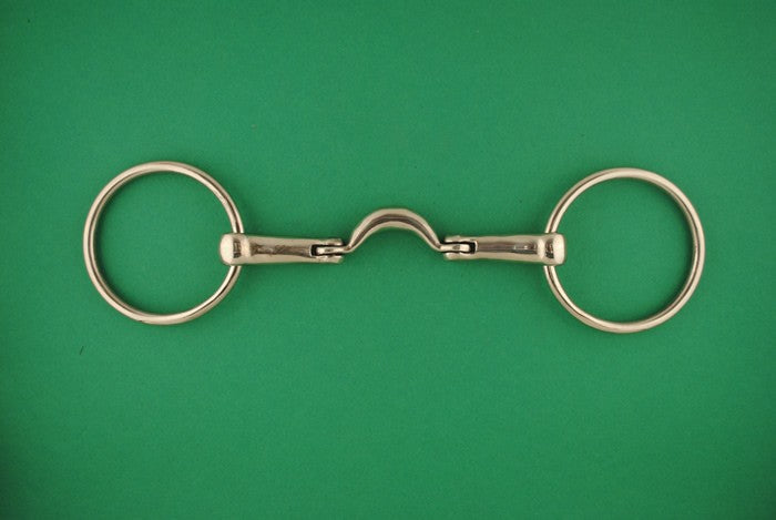 Mors simple dble brisure inox 1/2 lune