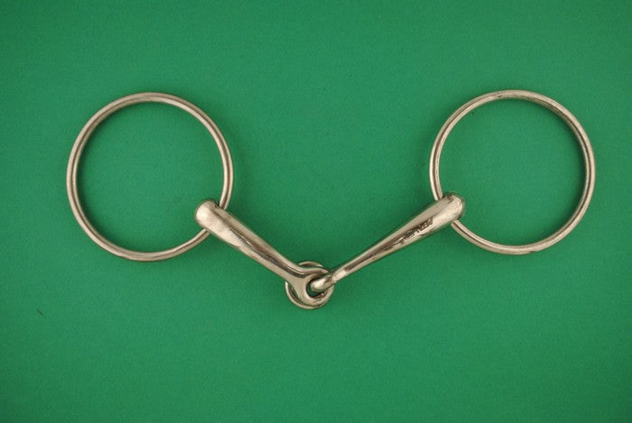 Mors simple brisure inox à bloquage par anneau