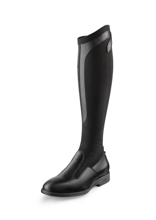 Bottes en cuir tressé, d'équitation Ego7, modèle contact revendu par Sellerie Fouilhoux. , Très fines, ces bottes assurent un contact rapproché avec le cheval tout en restant très resistantes et durables. Idéale entraitenement ou concours.