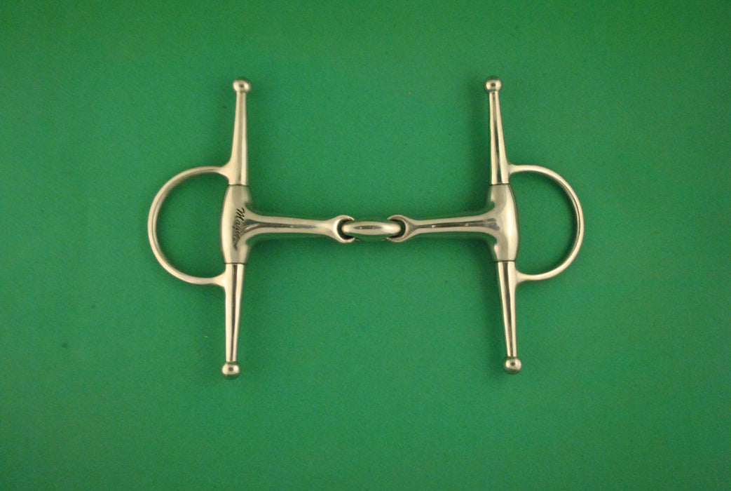 Mors à aiguille inox double brisure à bloquage