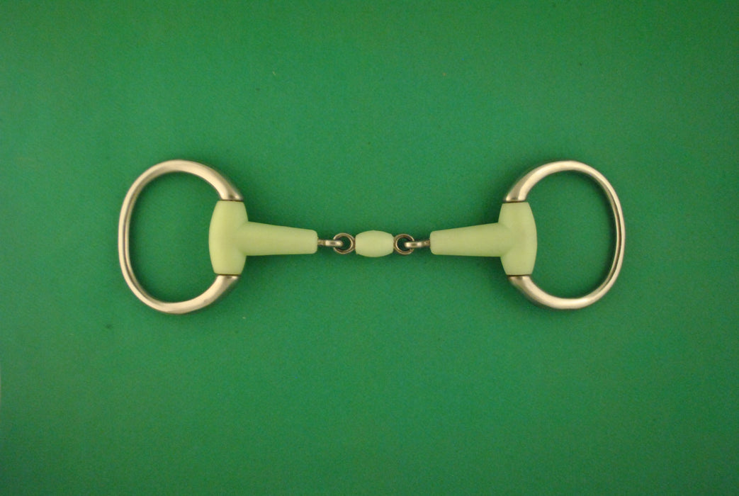 Mors à olive résine flexi double brisure
