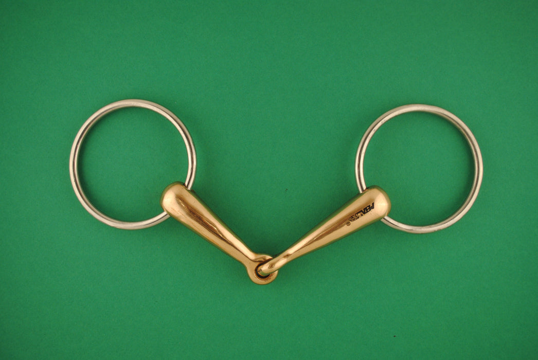 Mors simple canons 18mm pleins cuivre
