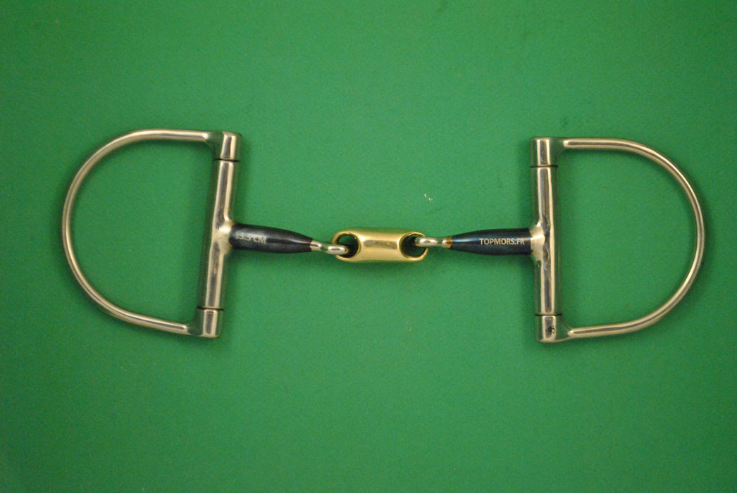Mors verdun en acier bleu à double brisure