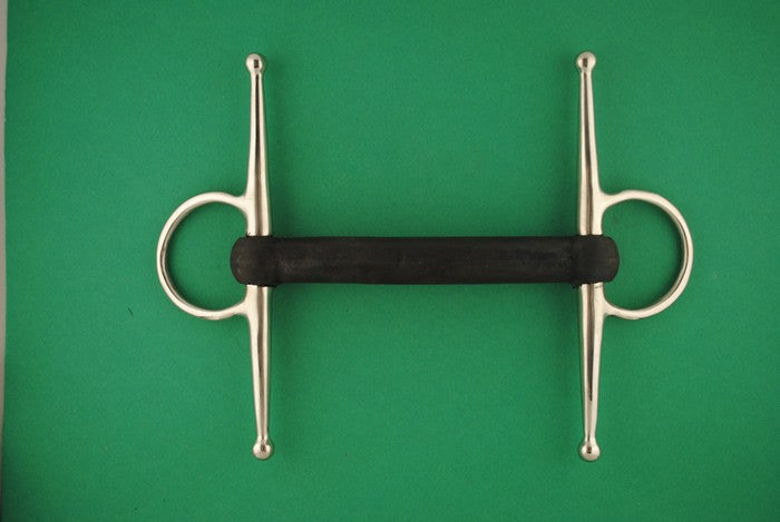 Mors à aiguille inox caoutchouc souple