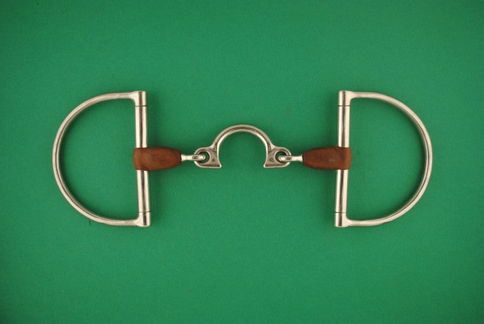 Mors Verdun 1/4 de lune emballé cuir