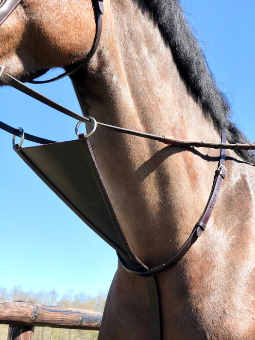 Martingale pleine en cuir