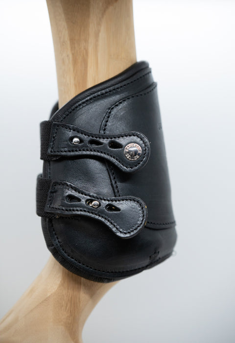 FOUILHOUX - Protèges boulets en cuir à double coque et 2 élastiques