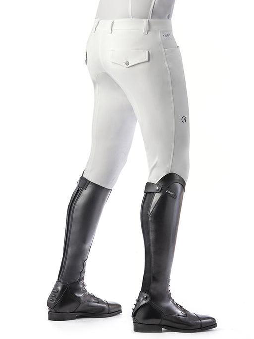 Pantalon d'équitation EGO7 EJ Homme. Couleur blanc compétition. vendu par sellerie fouilhoux.