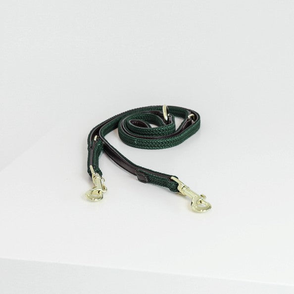 Kentucky - laisse nylon tressée vert 2 m