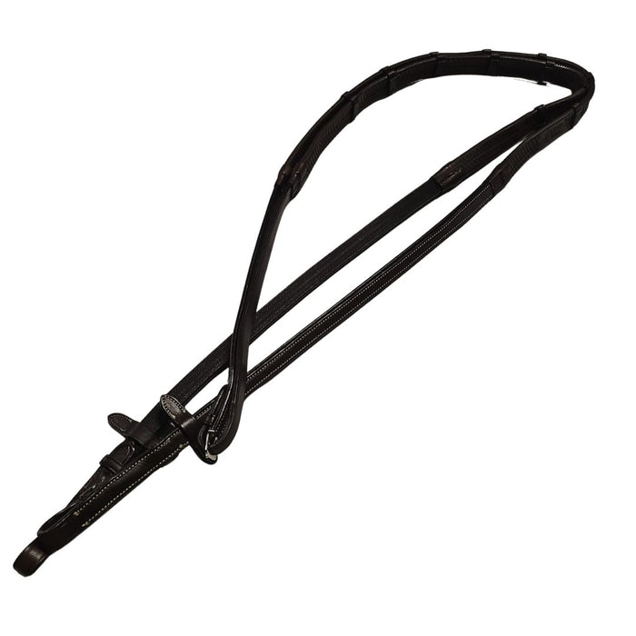 FOUILHOUX - Rênes 5/8 en caoutchouc avec arrêtoirs