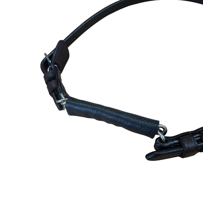 FOUILHOUX - Noseband Chaine emballée cuir