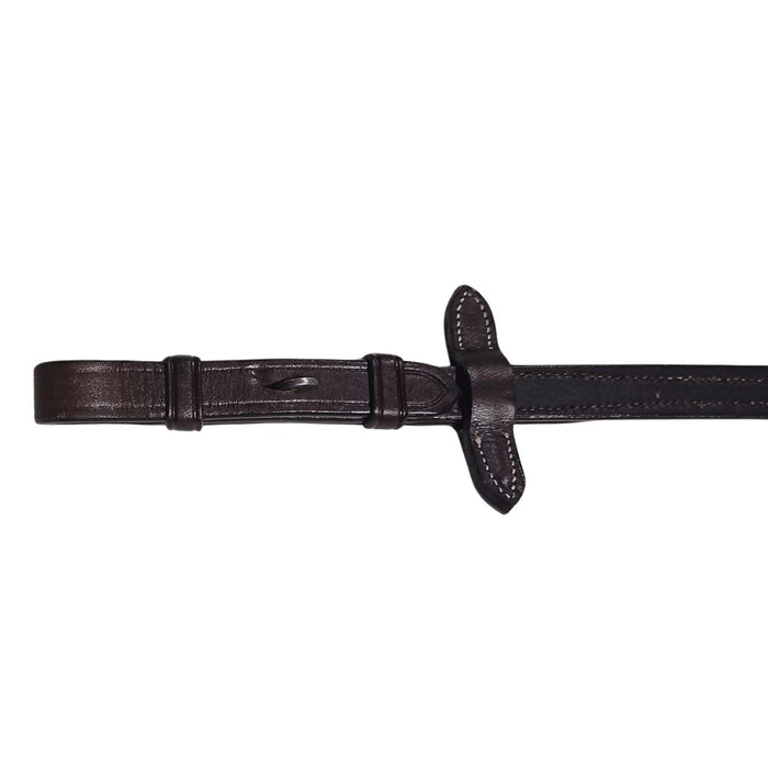 FOUILHOUX - Rênes 5/8 en caoutchouc avec arrêtoirs