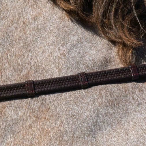 D'YON - Rênes Caoutchouc 1/2" Working Avec 7 arrêtoirs