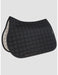 Equiline Tapis de selle pour cheval, modèle CSO noir  Octogon. Tapis classique de la marque Equiline, idéal pour la compétion. vendu par Sellerie Fouilhoux Fontainebleau. 