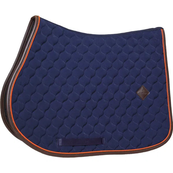 Tapis de selle dressage Swing II - Bleu | Hermès France