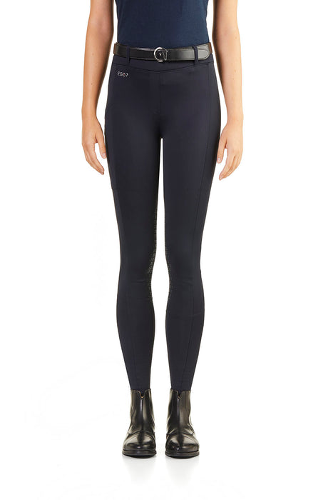 Ego7 pantalon legging pour cavalière, modèle CSO, couleur bleue marine vendu par Fouilhoux Fontainebleau. 