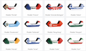 vous pouvez personnaliser vos étrier flex on avec le drapeau de votre pays. 