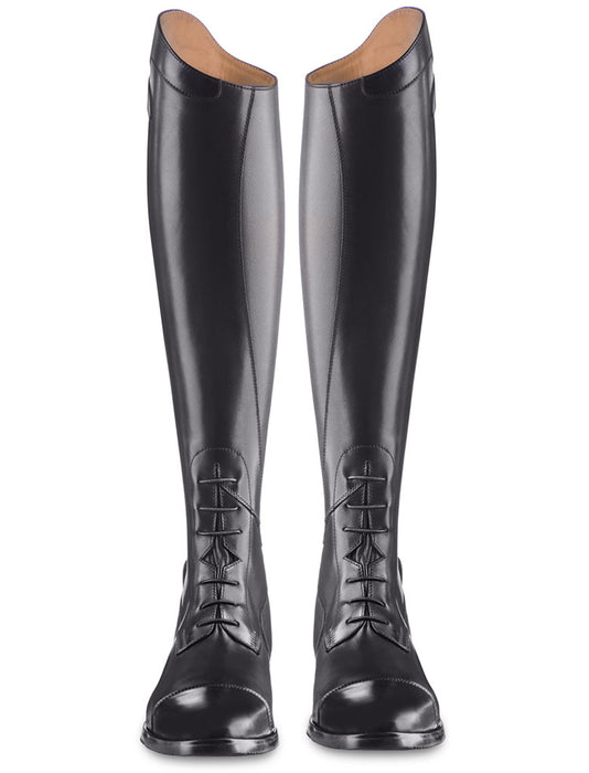 EGO7 - Bottes Orion cuir noir à lacet. Très belles botte de cheval de marque italienne. Bon rapport qualité prix . Les meilleures bottes pour cavaliers 