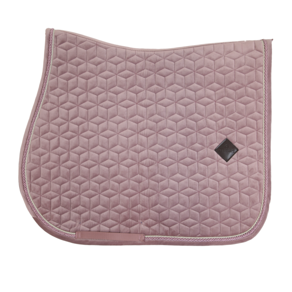Tapis de selle exclusif en velours BOURGOGNE avec cristaux Tapis de selle exclusif en velours BOURGOGNE avec cristaux